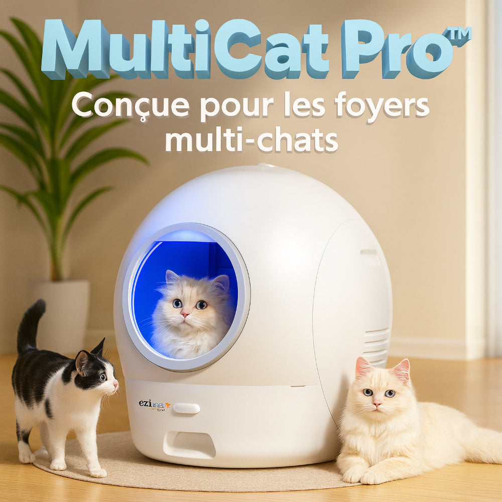 Litière robot CATBOT K10i multi-chats capacité 6 chats professionnelle