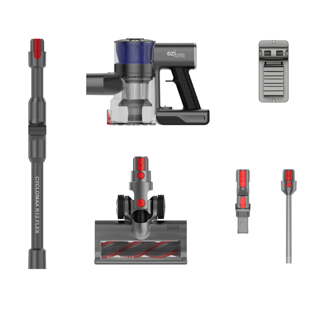 aspirateur sans fil eziclean R12 flex doté d&