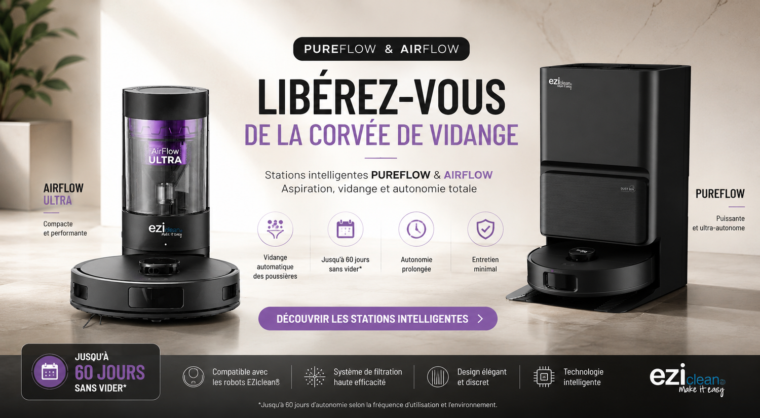 Meilleur robot aspirateur avec base de vidage Maroc 2026