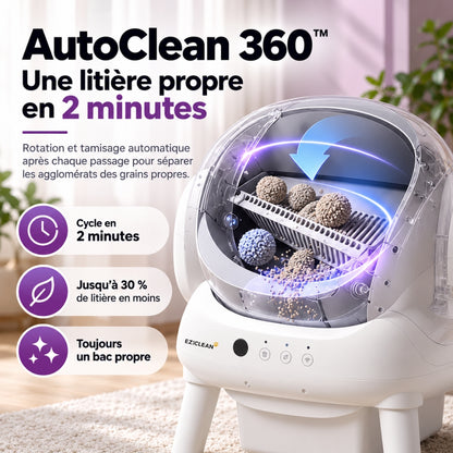Litière autonettoyante connectée EZIclean K2i