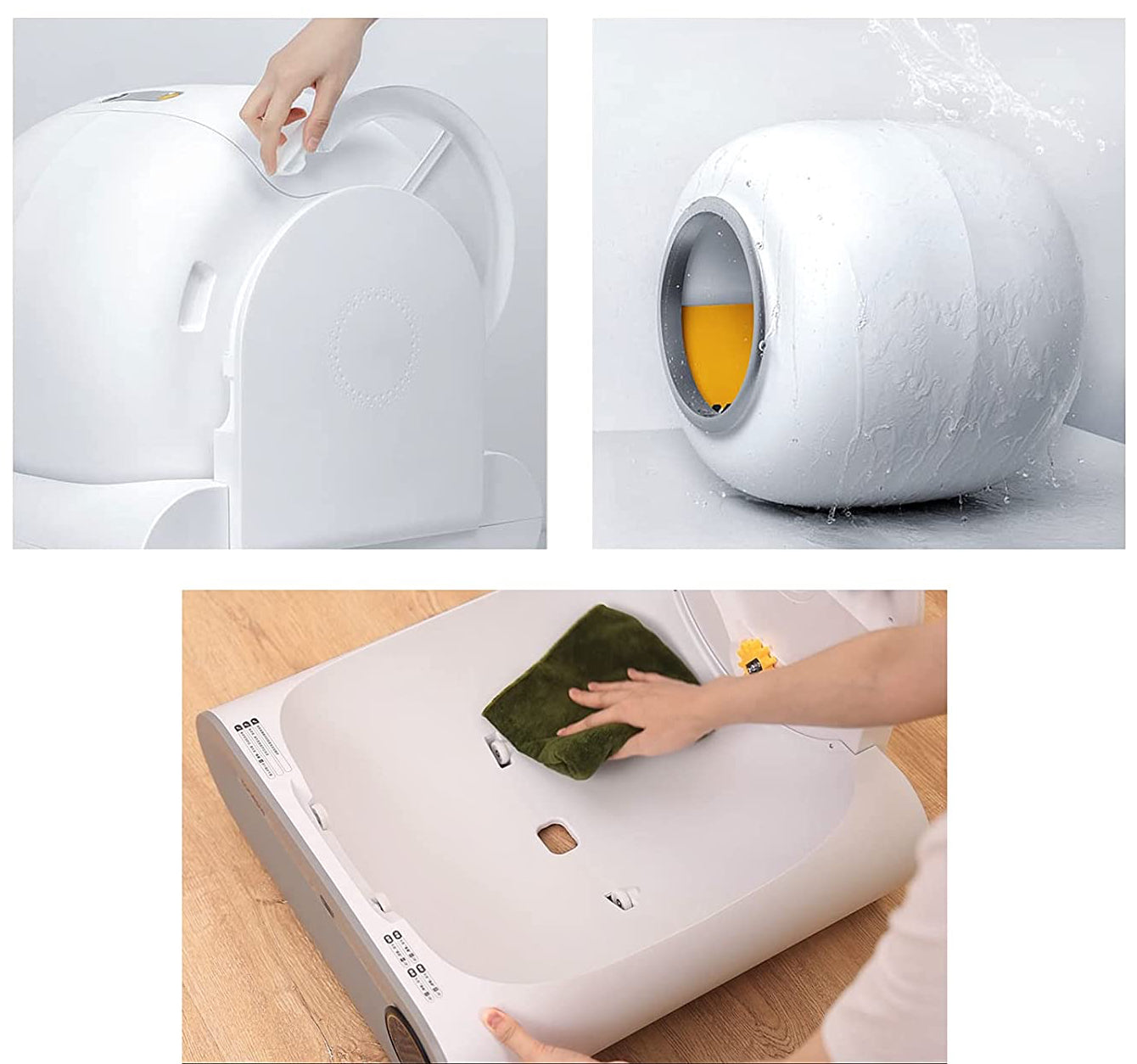 Litière robot autonettoyante connectée pour chat (jusqu&