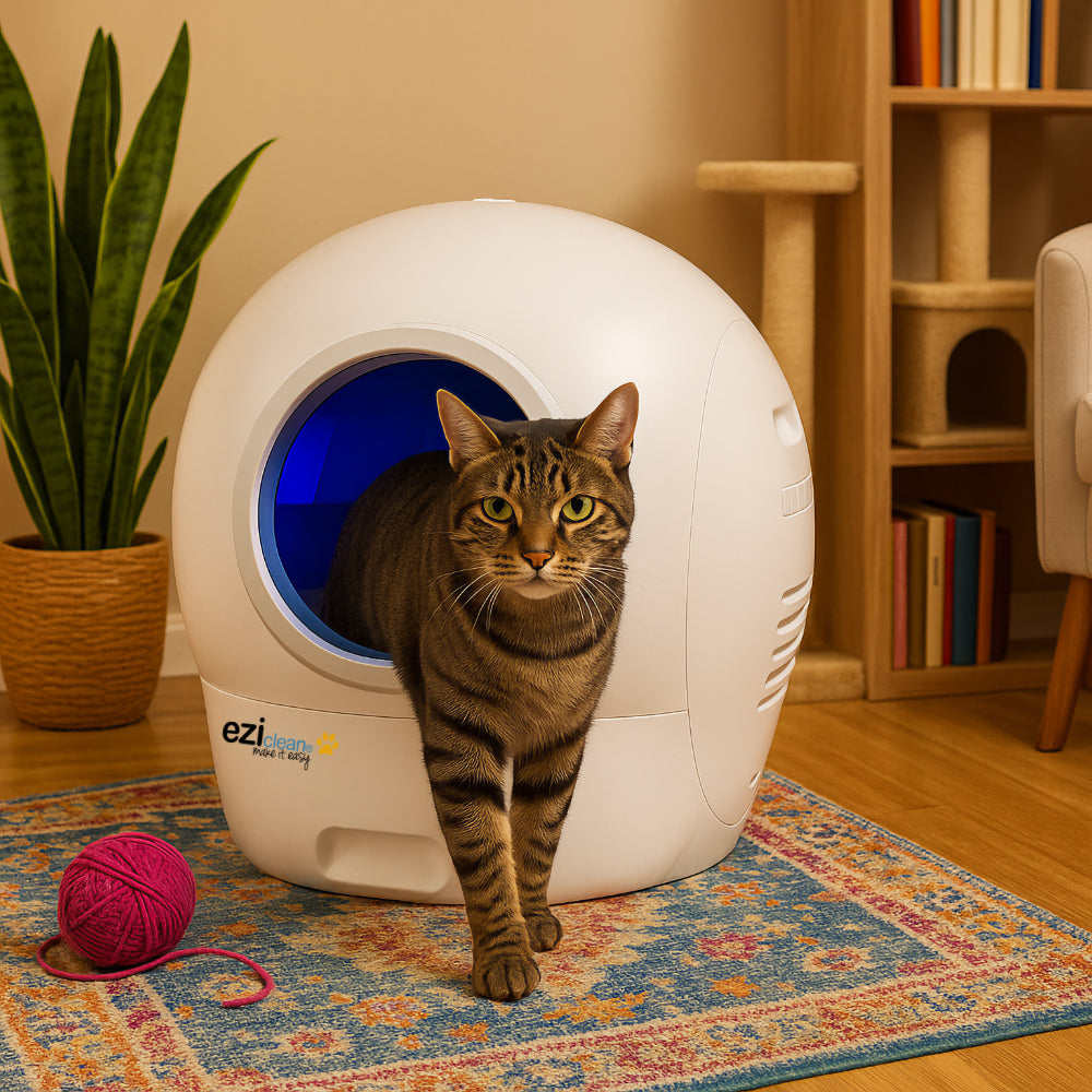 Litière robot autonettoyante connectée pour chat EZIclean® CATBOT K10i