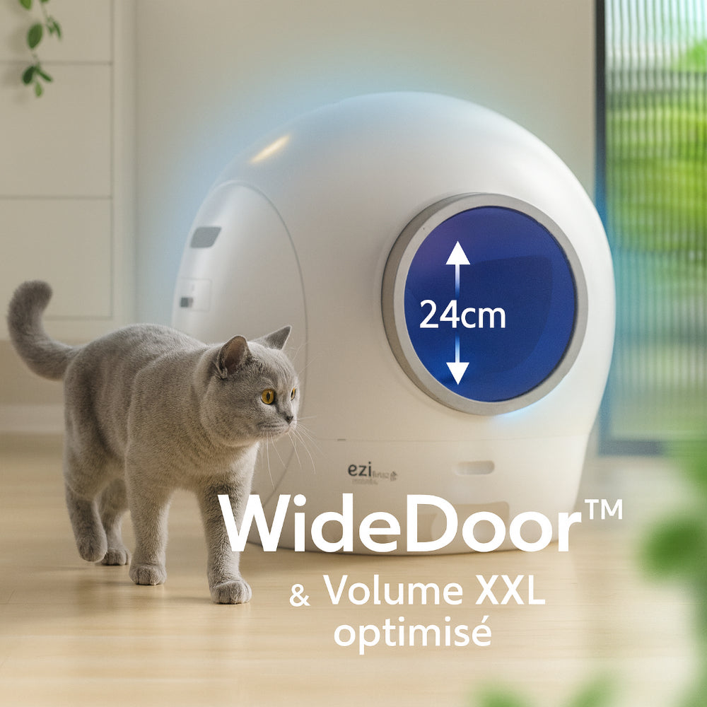 Litière robot autonettoyante connectée pour chat EZIclean® CATBOT K10i