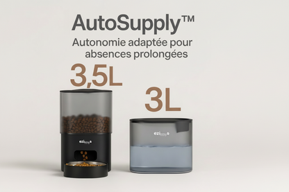 Distributeur de croquettes pour chat connecté EZIclean Nutribot C4 Ultra