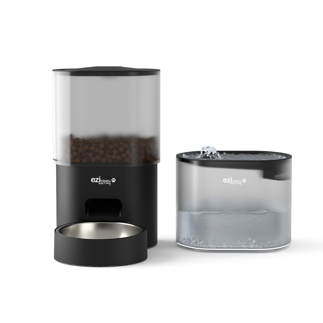 Distributeur de croquettes et fontaine pour chat et petit chien Nutribot Connect C4