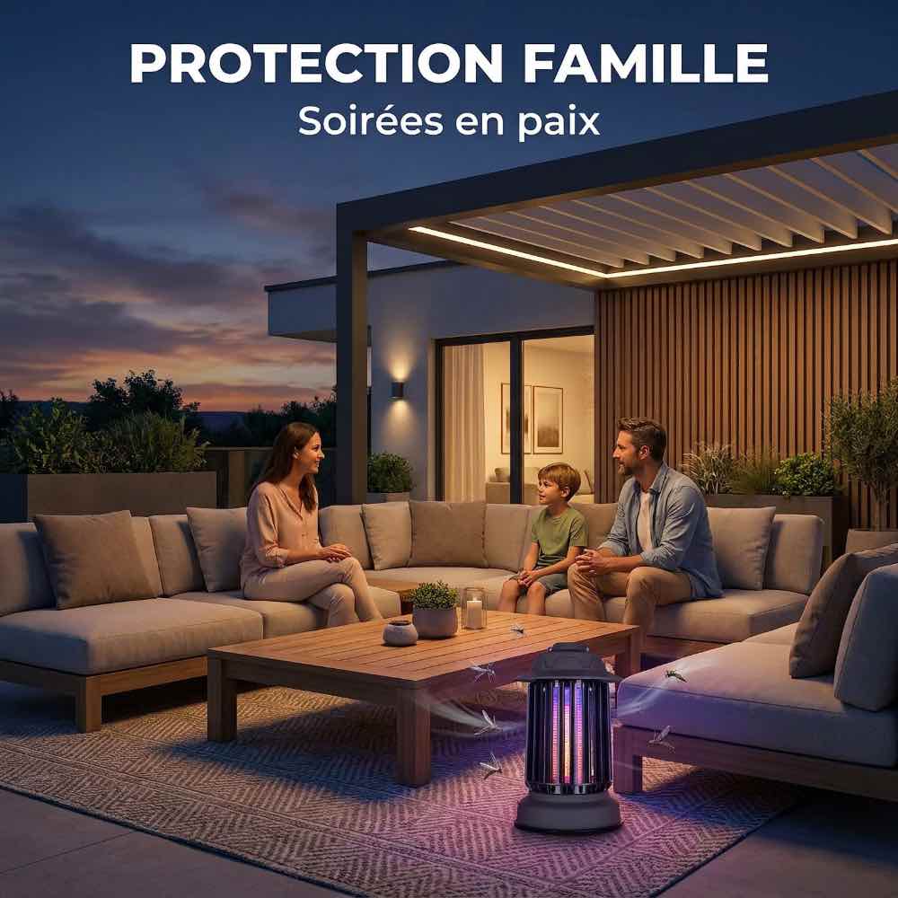 Piège à moustique auto-nettoyant EZIlight® Mosquito Garden MG 10