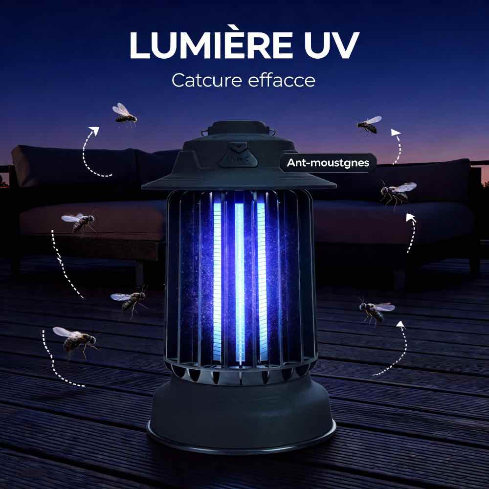 Piège à moustique auto-nettoyant EZIlight® Mosquito Garden MG 10