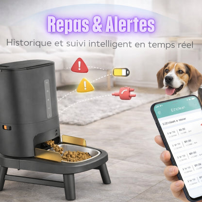 Distributeur de croquettes pour chien connecté EZIclean Nutribot Doggy 15L