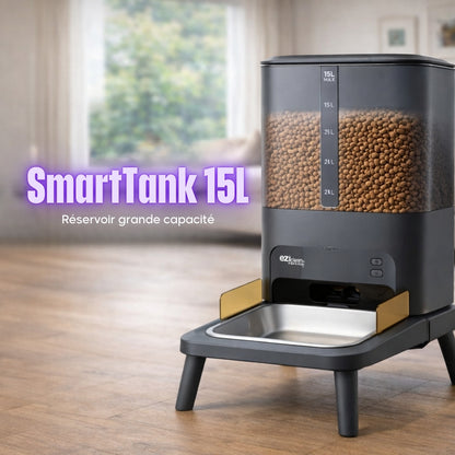 Distributeur de croquettes pour chien connecté EZIclean Nutribot Doggy 15L