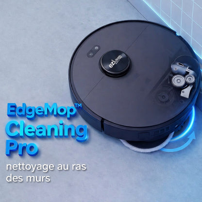 Robot aspirateur laveur EZIclean PUREFLOW ULTRA - Technologie LIDAR &amp; Base de Vidage