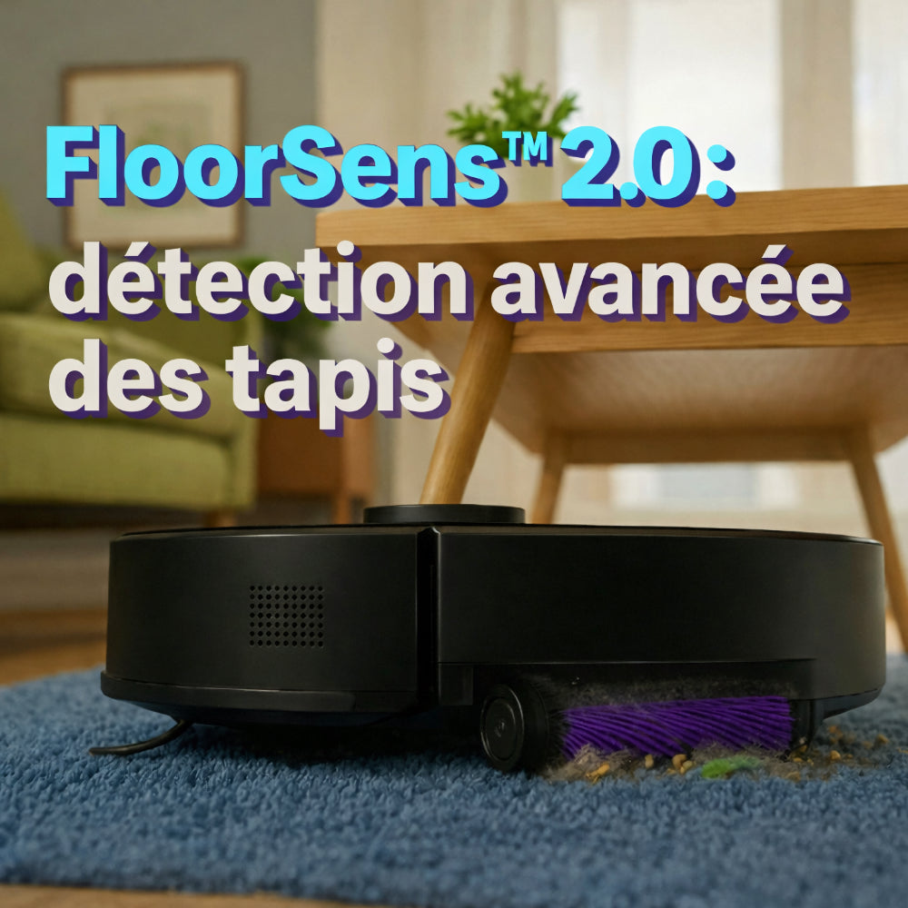 Brosse anti-enchevêtrement poils animaux du robot aspirateur