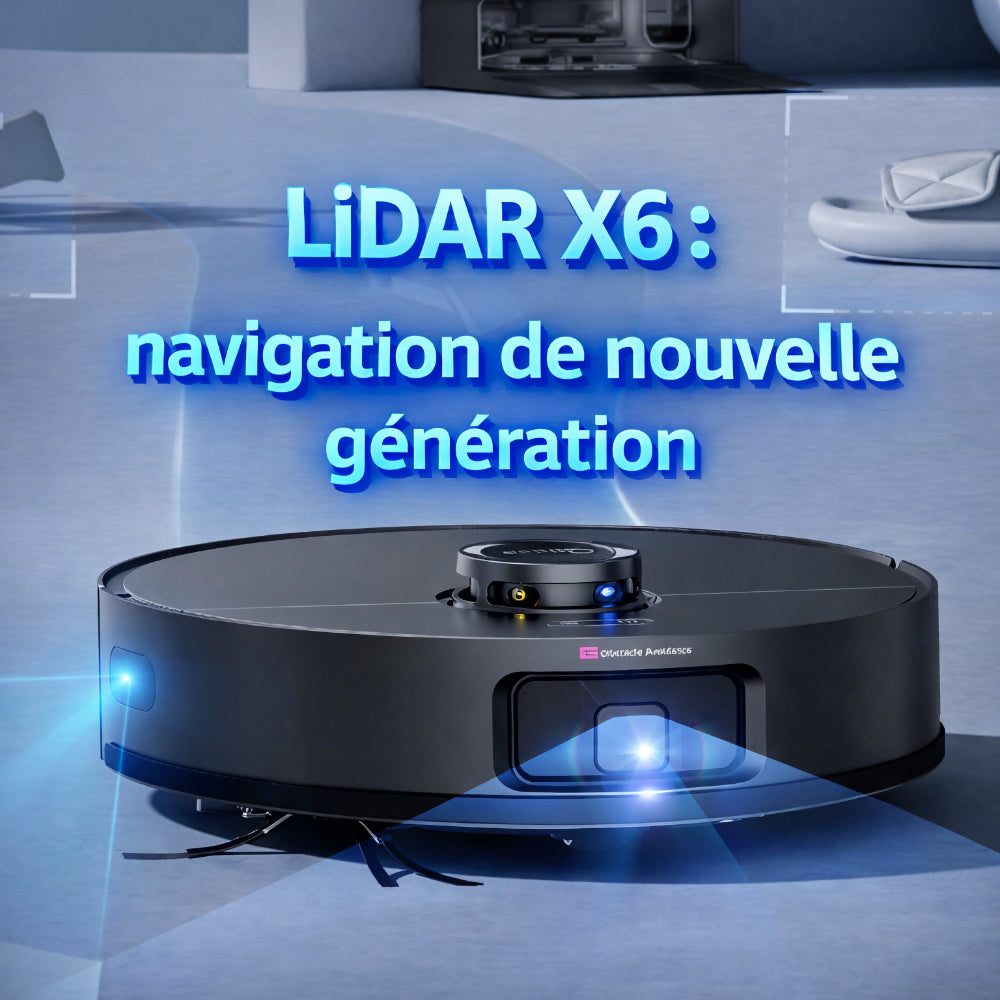 Technologie LIDAR 360° du robot aspirateur PUREFLOW ULTRA