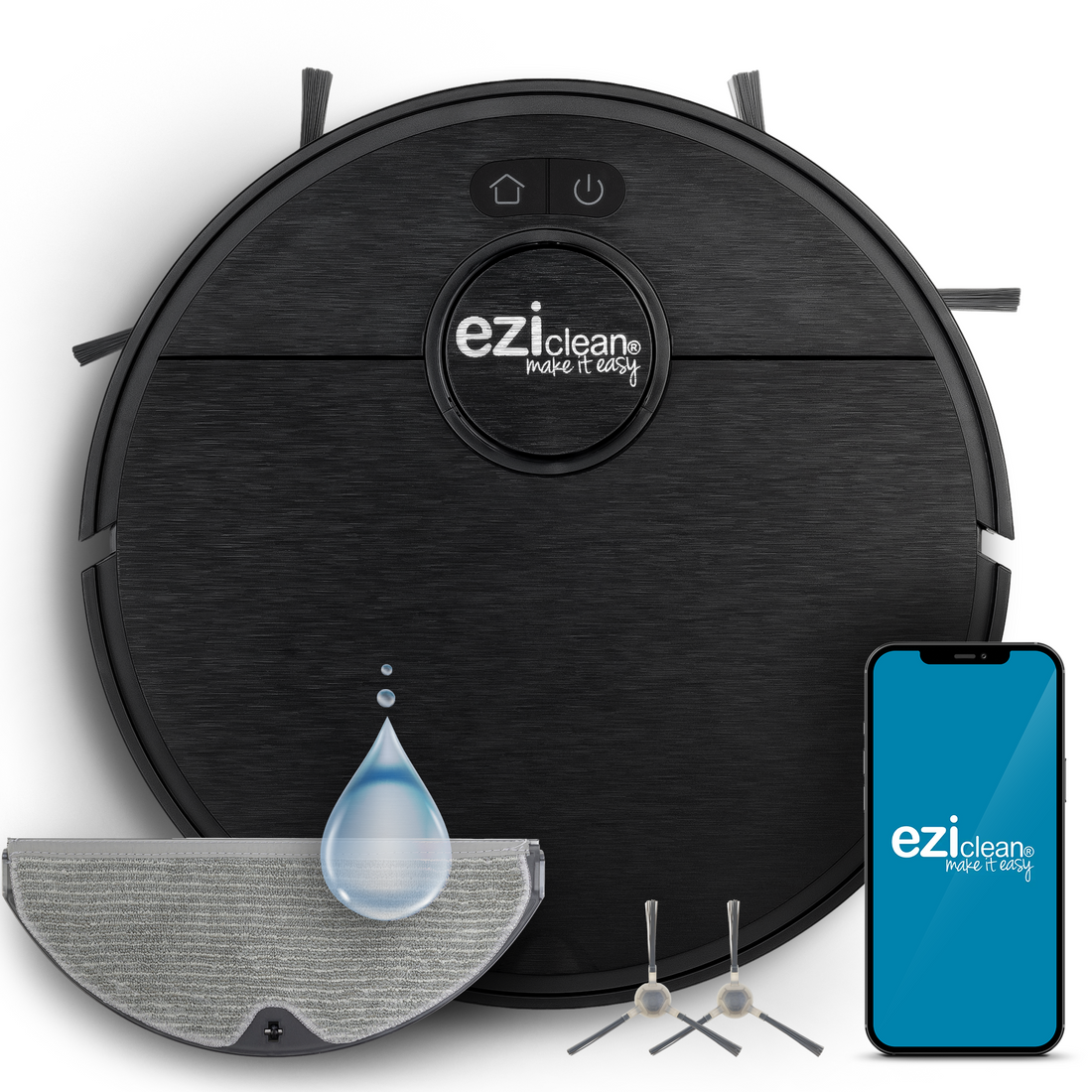 Robot aspirateur laveur laser connecté EZIclean I-BOT Z6 MAX