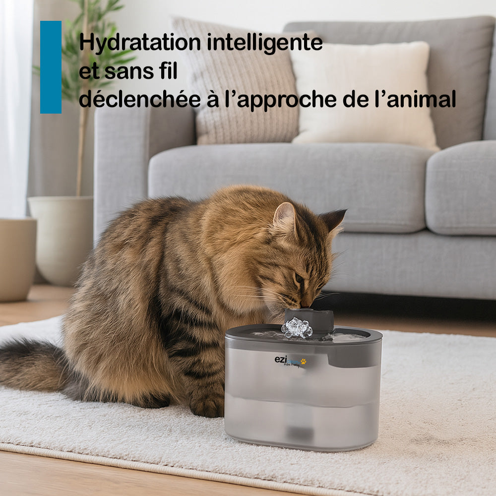 Fontaine à eau pour Chat et Chien EZIclean Nutribot Water W1