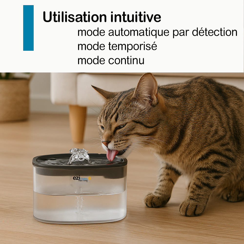 Fontaine à eau pour Chat et Chien EZIclean Nutribot Water W1