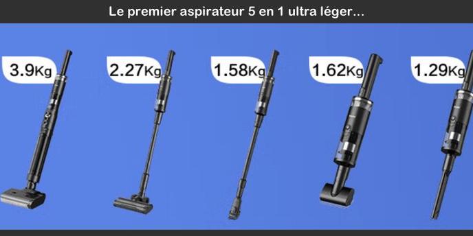 aspirateur sans fil eziclean p12 ergonomique et léger