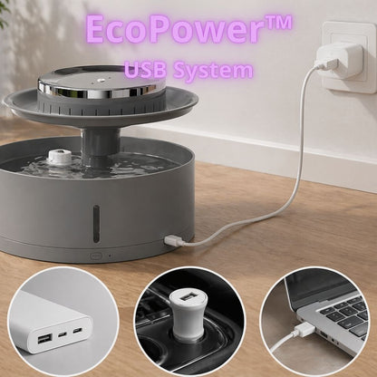Alimentation USB 5 V basse consommation de la fontaine Nutribot Water XL, silencieuse à 15 dB
