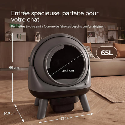 litière autonettoyante eziclean compacte