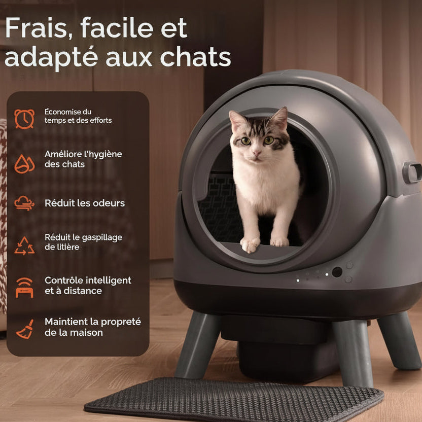 Litiere automatique eziclean k6 auto nettoyante