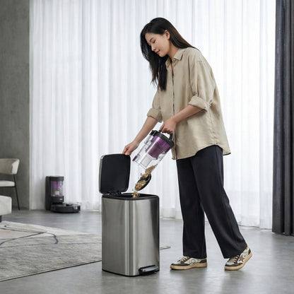 Robot aspirateur laveur LIDAR avec base aspirante EZicleaan Airflow ULTRA