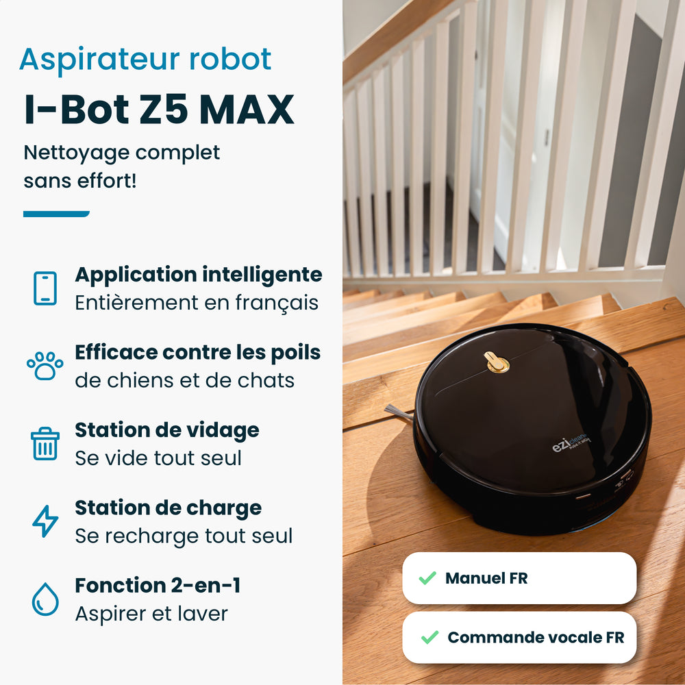 Aspirateur robot avec fonction lavage Aspirateur robot avec fonction lavage